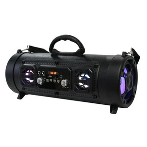 CH-M17 Portable Outdoor Speaker Wireless Multifunctional Bass Surround LED Speaker with Mic Support TF Card